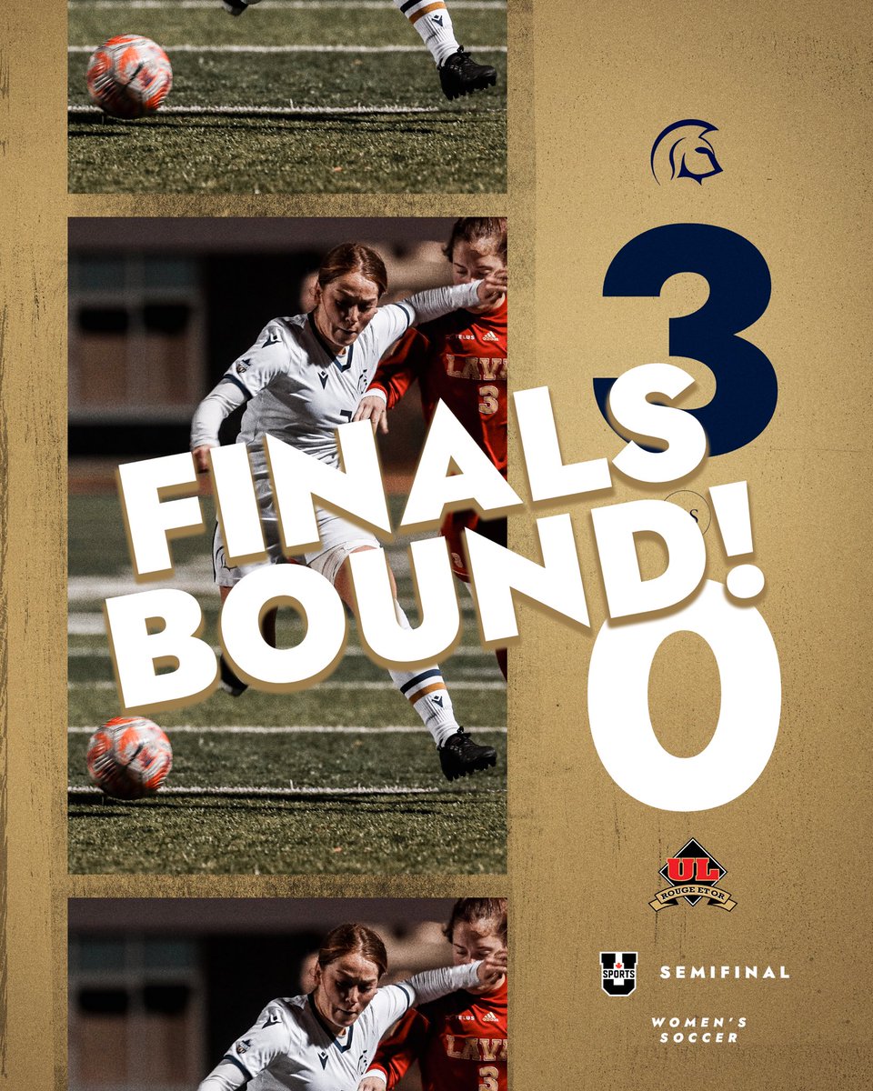 WSOC | We will play for the <a href="/USPORTSca/">U SPORTS</a> Championship on Sunday! 

We beat <a href="/rougeetor/">Rouge et Or</a> 3-0! 

We play UBC on Sunday at 3pm (ET) / 12pm (PT) in an all Canada West national final.

#TWUSoccer