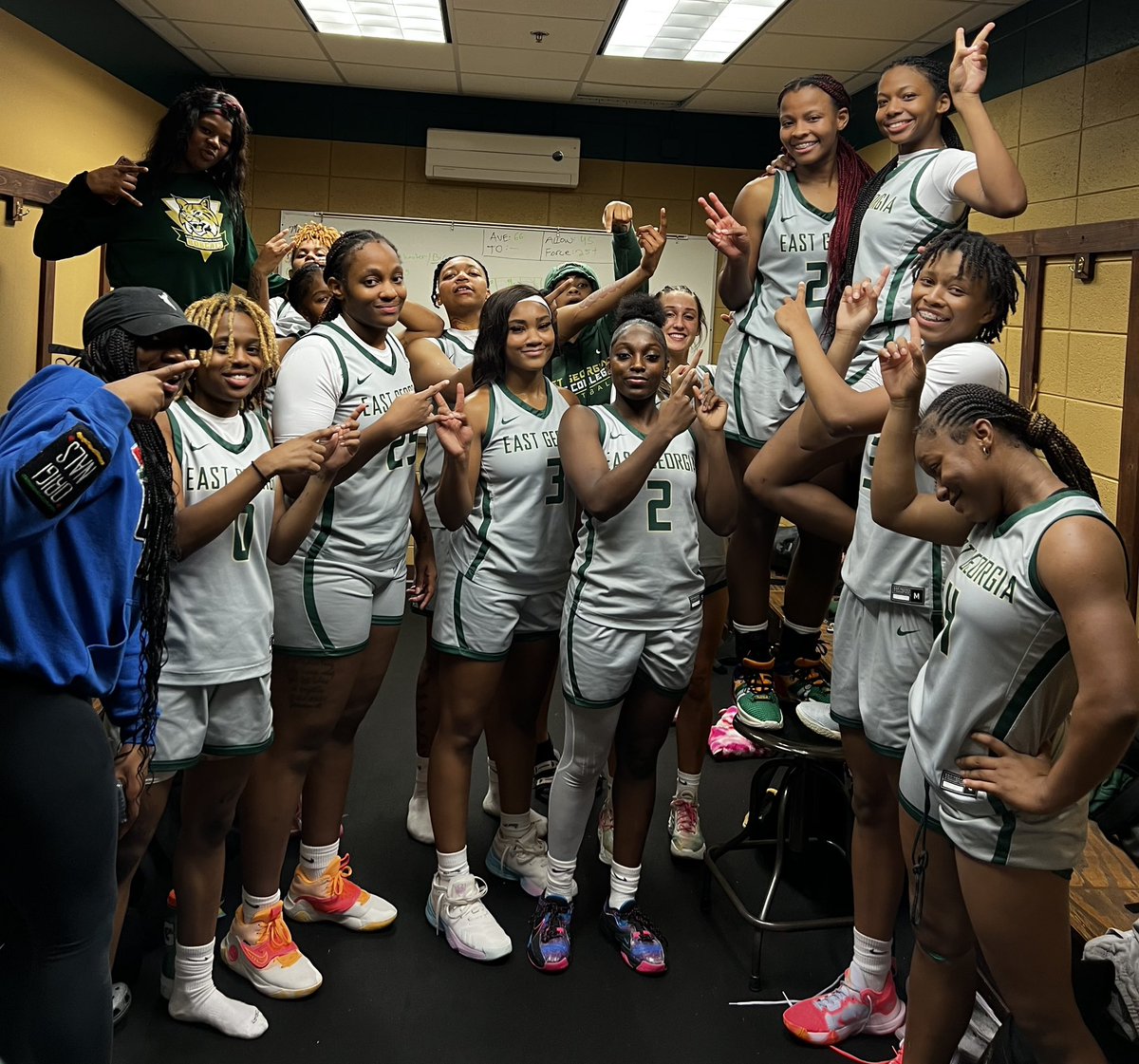 East Georgia W. Basketball (@eastgeorgiawbb) on Twitter photo Congrats to <a href="/AniyahJ_2021/">Aniyah J. Jones</a> and <a href="/JasmynStrobrid1/">Jasmyn Strobridge</a> - the Players of the Game for tonight’s 83-43 win over Southern Union. Congrats to <a href="/AniyahJ_2021/">Aniyah J. Jones</a> and <a href="/JasmynStrobrid1/">Jasmyn Strobridge</a> - the Players of the Game for tonight’s 83-43 win over Southern Union.