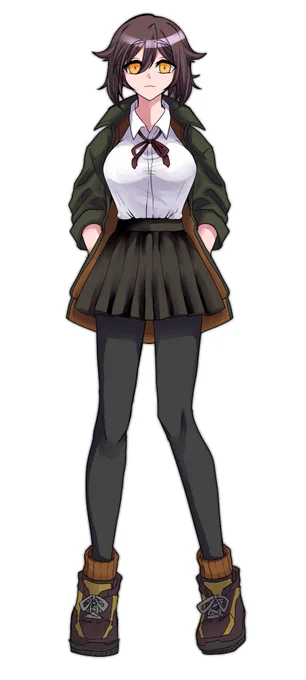 友人のゾスク立ち絵一枚ずつ描かせてもらったー!!!人のデザイン楽しくていい 2人とも可愛いのだー!がんばれー!!