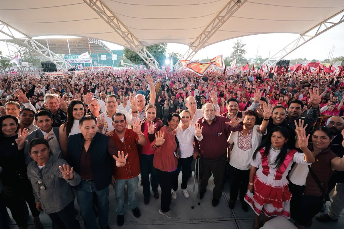 Gracias a todas las personas que creen en nuestro movimiento y que hoy se suman a nuestro camino como: Jaime Correa Córdoba, ex futbolista profesional de los Alacranes, de Durango; "Ghefar" Víctor Hugo Flores, luchador profesional; María Luisa Morales Salas, presidenta Clúster
