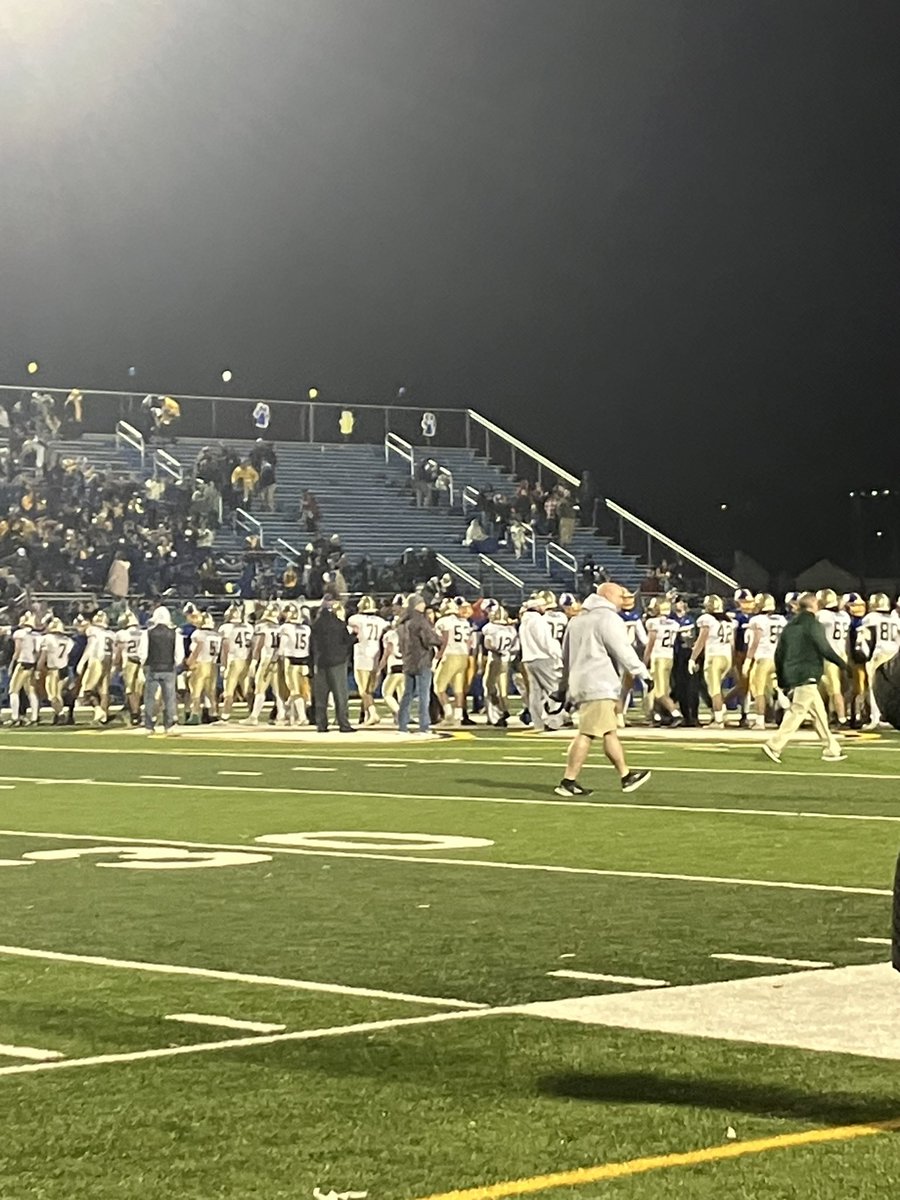 Valley view finds themselves in the district championship game yet again, defeating Wyoming area 20-0