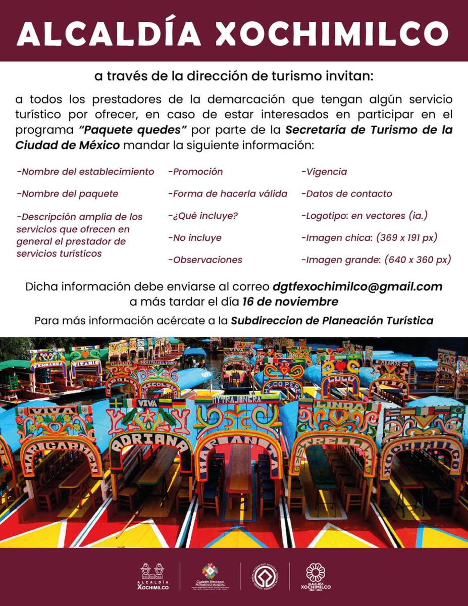 AnaLuisa_613's tweet image. Una excelente iniciativa; promover los servicios de los Xochimilcas; logrando con ello el fomento a la Economía; impulsando el emprendimiento y logrando con ello el crecimiento turístico. #YoApoyo @XochimilcoAl @JoseCarlosXoch @turismocdmx