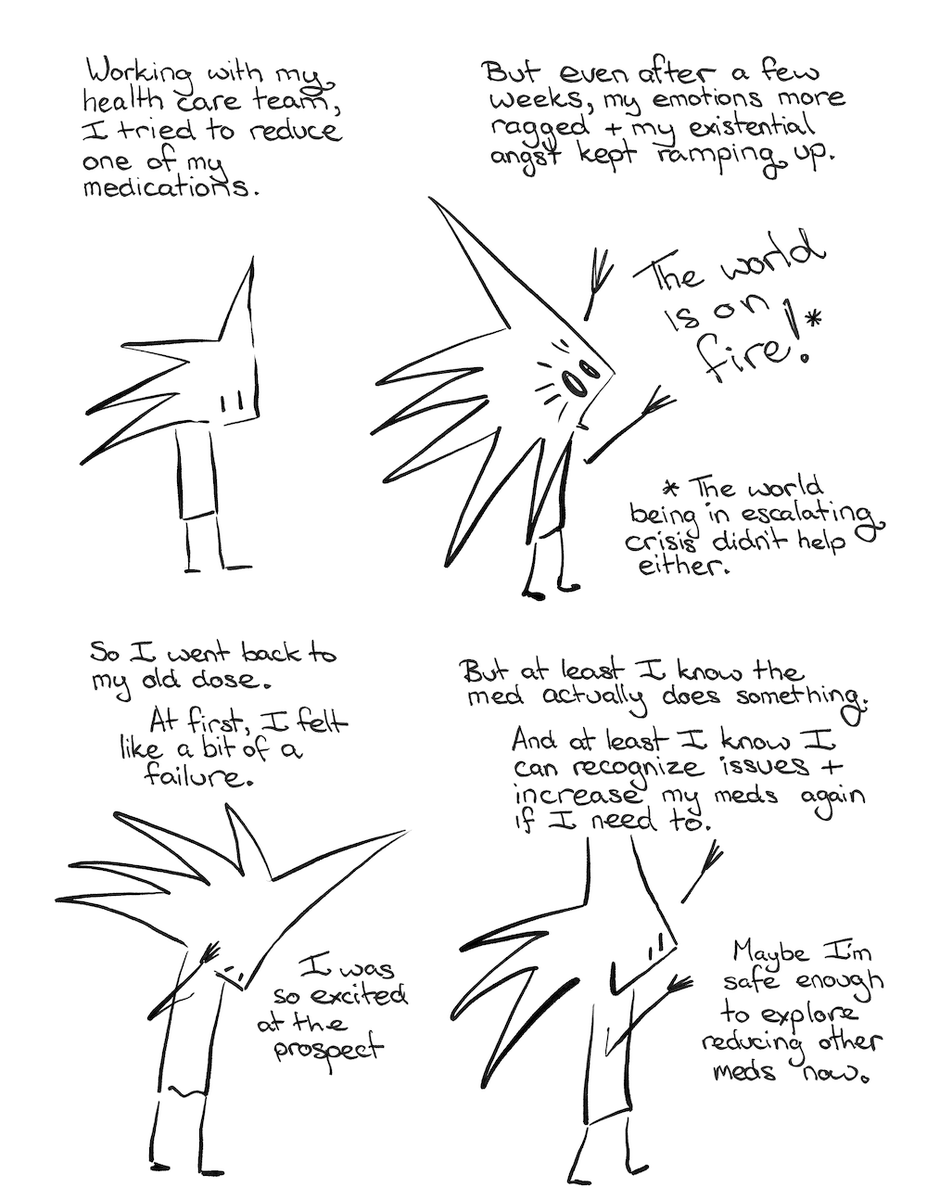 Thingswithout's tweet image. Health can be a bit of a journey, and listening to yourself with clarity can be so handy!

thingswithout.com/comic/meds-lit…

#MentalHealth  #AdultingFeels #AutoBioComics #PNWArtist #comics #IndyComics