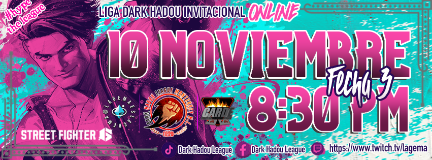 chevesyconsolas's tweet photo. Nos vemos en media hora -fecha 3- Liga Dark Hadou nacional solo por:
  https://t.co/GVE6HOlEgZ https://t.co/hZfgCvCdPE