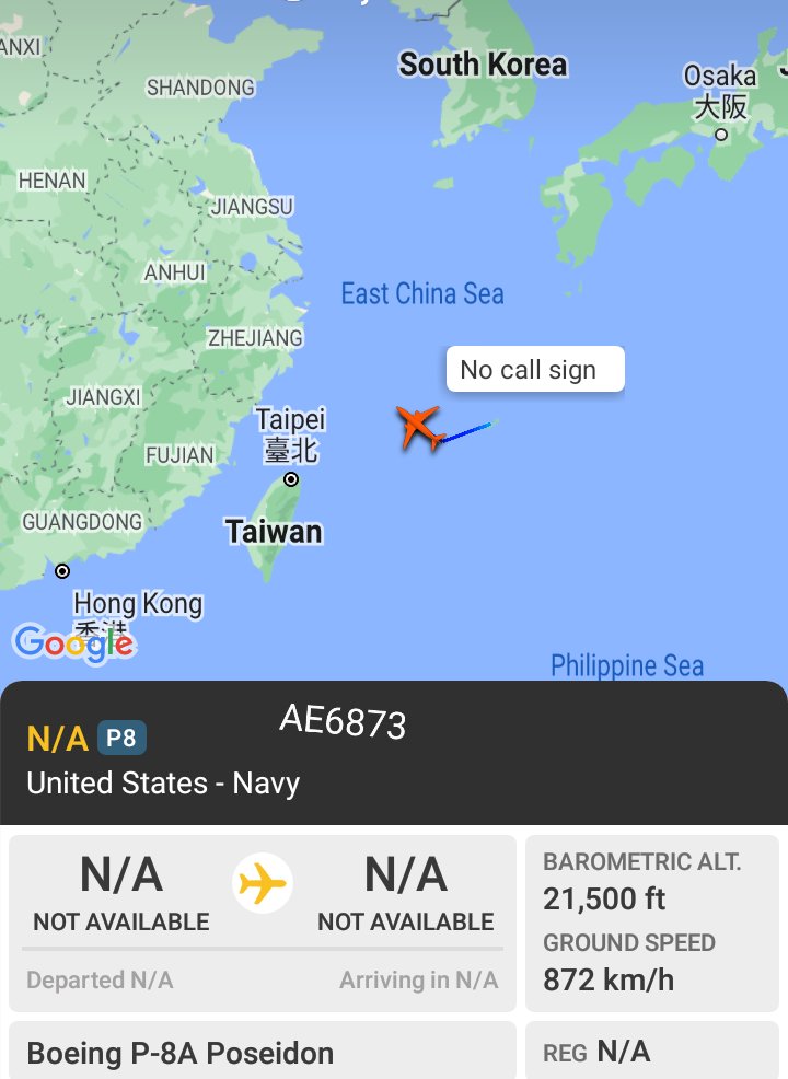 Oceanworldfree's tweet photo. #AE6873 P8
#AE5E0B 17-46030
toward #Shanghai 's coast https://t.co/dMXrS6ckfK