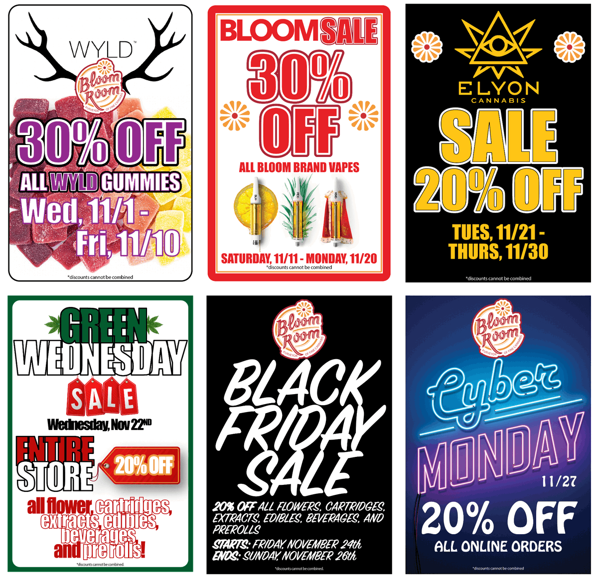 BloomRoom420's tweet photo. Bloom Room is wrapping up 2023 with the BEST SALES of the year! https://t.co/ngFWhCGMT6
