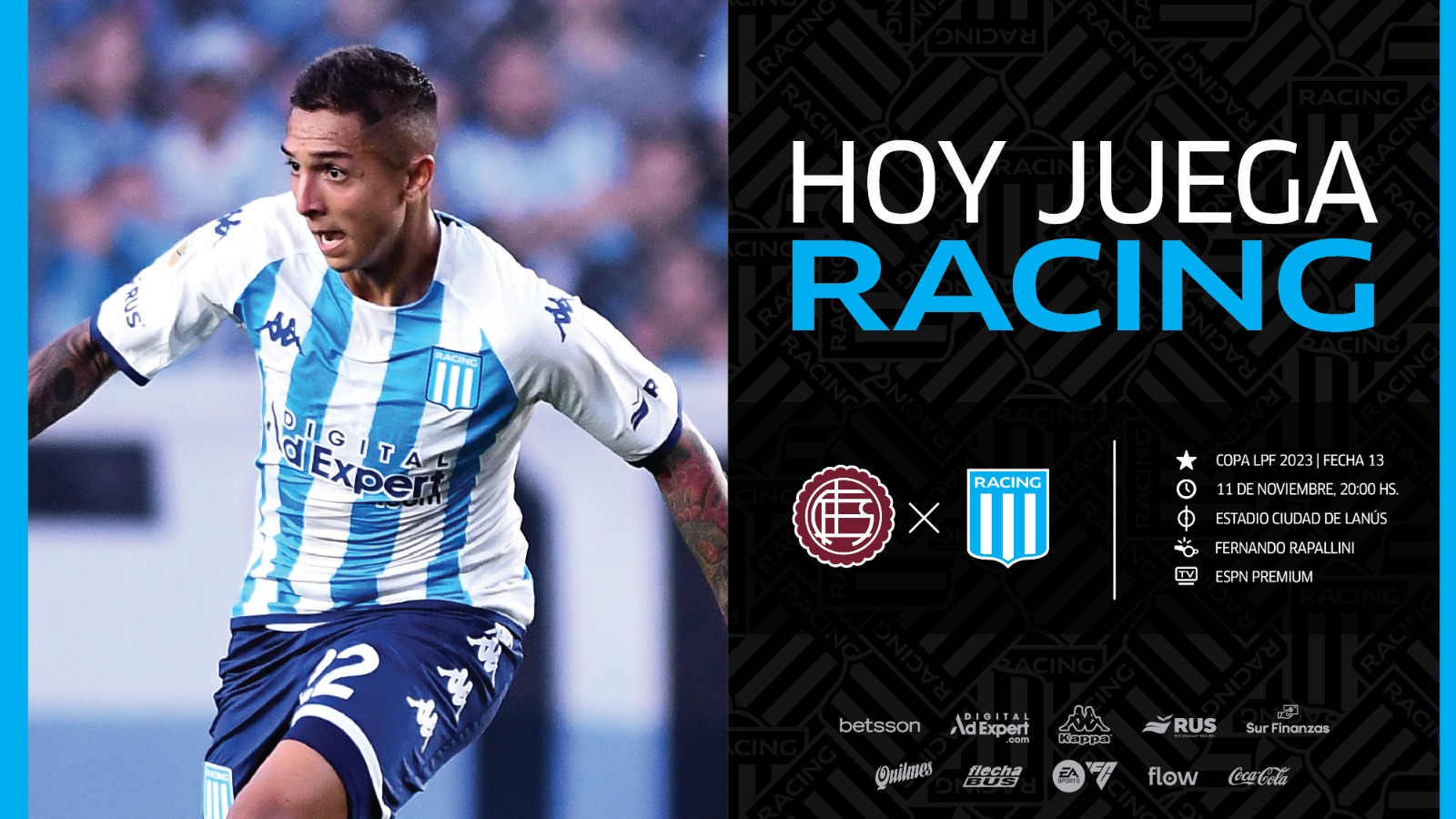 Betsson apresenta acordo com Racing Club