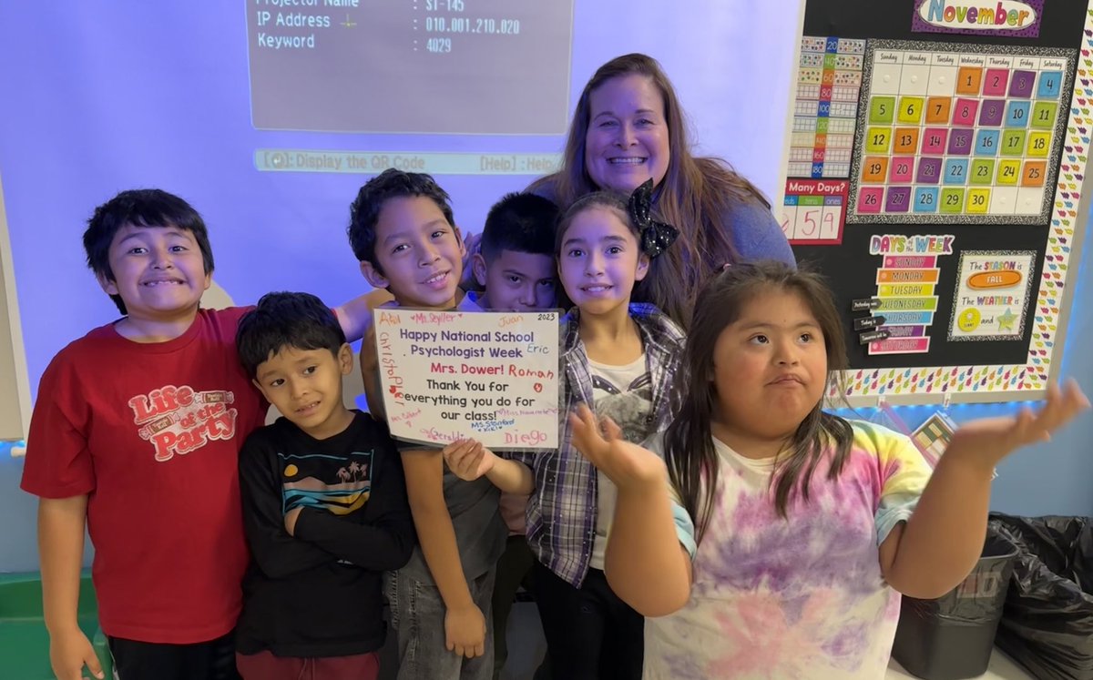 Happy National School Psychologist Week Mrs. Dower! 
Thank you for always being there for us!
❤️❤️❤️❤️❤️❤️❤️❤️❤️❤️❤️❤️❤️❤️
<a href="/StoneSchool4/">Stone School</a>  #ASD4All <a href="/RebeccaDower/">Rebecca Dower</a>