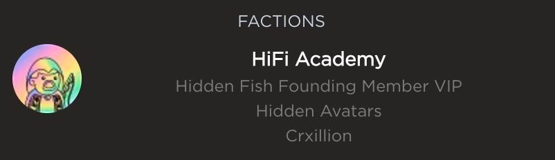 Dear Crxillionaires and Crodexers; let's heat things up before our overdue productions emerge from hibernation in the coming weeks.

We have agreed to embark on an adventure in <a href="/EbisusBay/">Ebisu's Bay | GameFi - NFT Market - DEX</a>'s Ryoshi Dynasties alongside the "HiFi Academy" faction, #crofam! 🚀 1/2