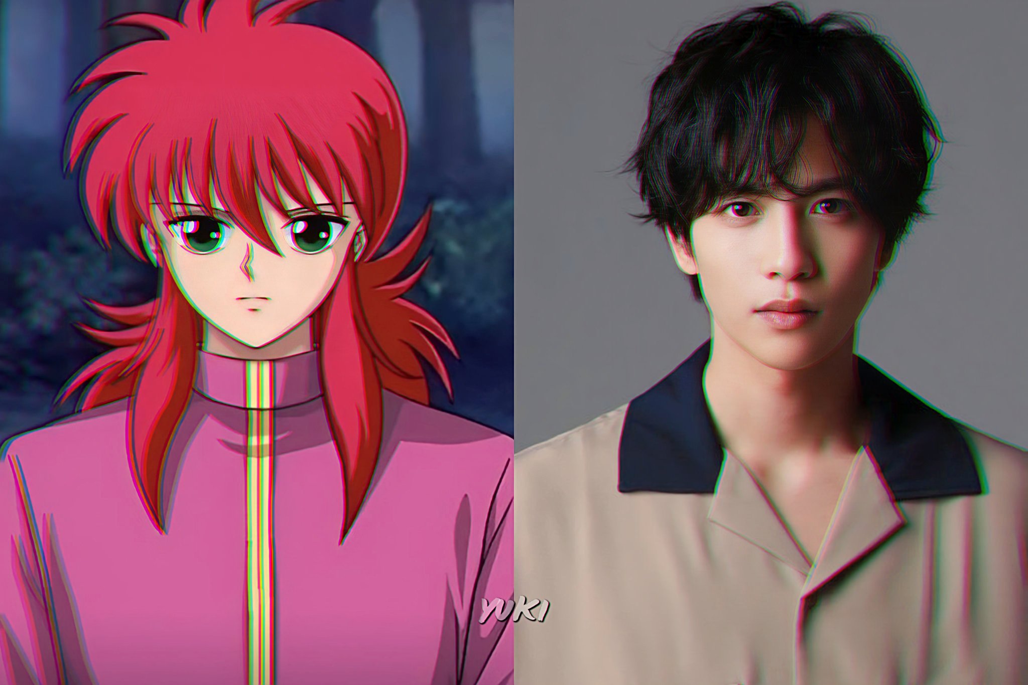 Yuki  Netflix's YYH, OP S2 and AIB S3 on X: Akkun 2D 🤝 Akkun 3D