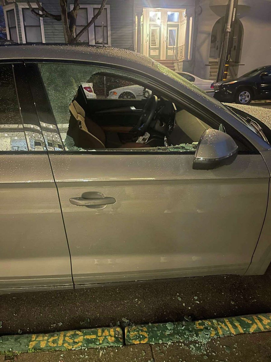 wizardseries's tweet photo. .@DCPoliceDept this was my car earlier this morning in downtown DC. I got up to go to work and this is what I see. My vehicle was broken into and many valuable items were stolen. According to my security cam footage the man looked to be Wes Unseld Jr. Please arrest him!!!!!!!! https://t.co/6G31ziqyXU
