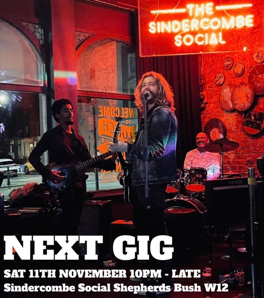 Saturday is here!!

All the premier League action as always

👉 1230 Wolves vs Spurs 
👉 5:30 Bournemouth vs Newcastle
👉 10 @edliners_band with their crazy tunes to make you dance till late!!

#hammersmith #ShepherdsBush #westfieldwhitecity #livemusiclondon #sportsbarlondon