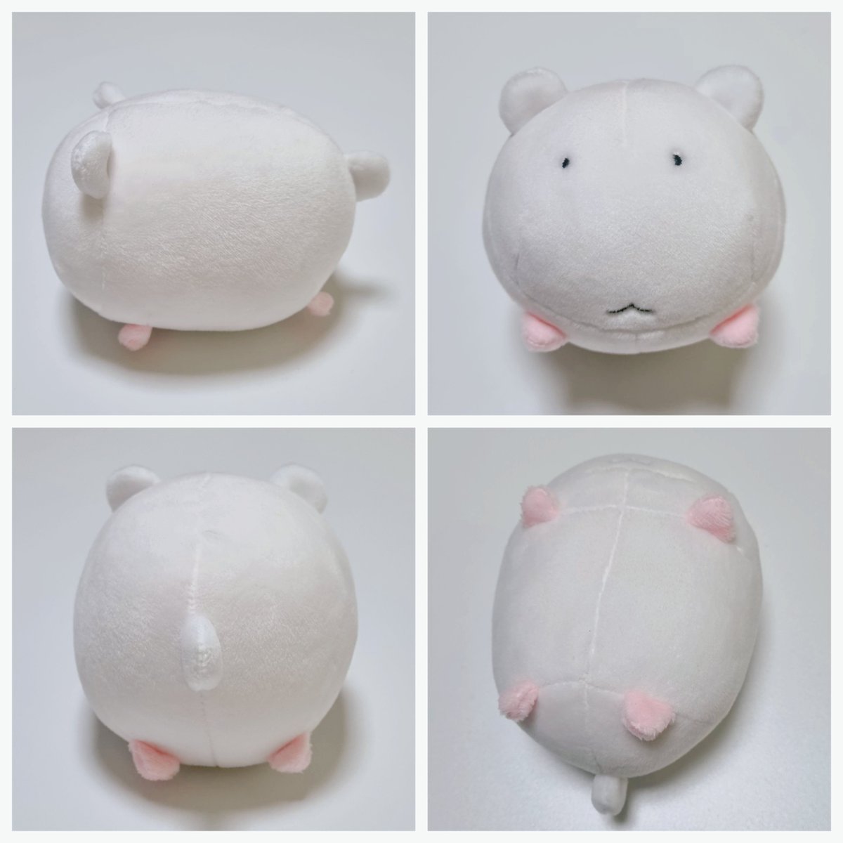 오늘 집에 뭔 동그라미가 왔는데요 자기가 햄스터라고? 하네요...
동그랗고요... 말랑합니다... 하얗네요...
햄스터인지는 잘 모르겠고 사랑으로 쭈무르겠습니다...
(너무 귀여워요 사랑스럽고 아무 생각 없어보여요 공구 너무 감사합니다!!! @ham_jwiki)