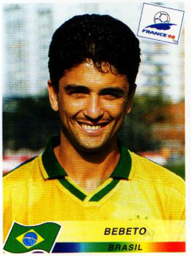 CopaLendas's tweet photo. Bebeto, Brasil 🇧🇷.
Copa do Mundo de 1998, França.
Vice campeão.
3 gols, 7 jogos.
#bebeto #brasil #worldcup1998 #coupedumonde1998 #copa1998 #france98 #fifa #lenda #seleção #amarelinha #canarinho #cbf #stadedelabeaujoire #panini #bra https://t.co/LrHHreduAn