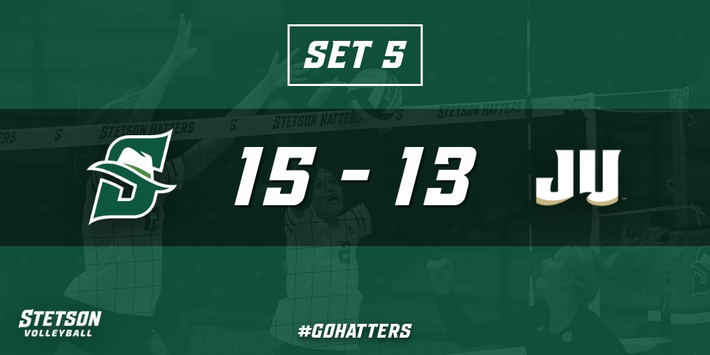 Anabelle Standish tallies a career high 28 kills in the Hatters victory!

#GoHatters |#Stetson |#Volleyball