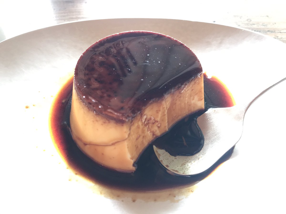 昨日もプリン
今日もプリン

穴場カフェのプリン
やっと食べられた!!😭
想像通りの理想な見た目と
想像以上に美味しくて泣いた

この後プリン成分を消費する為に
イノシシに怯えながら5kmほど山道を歩く🐗 