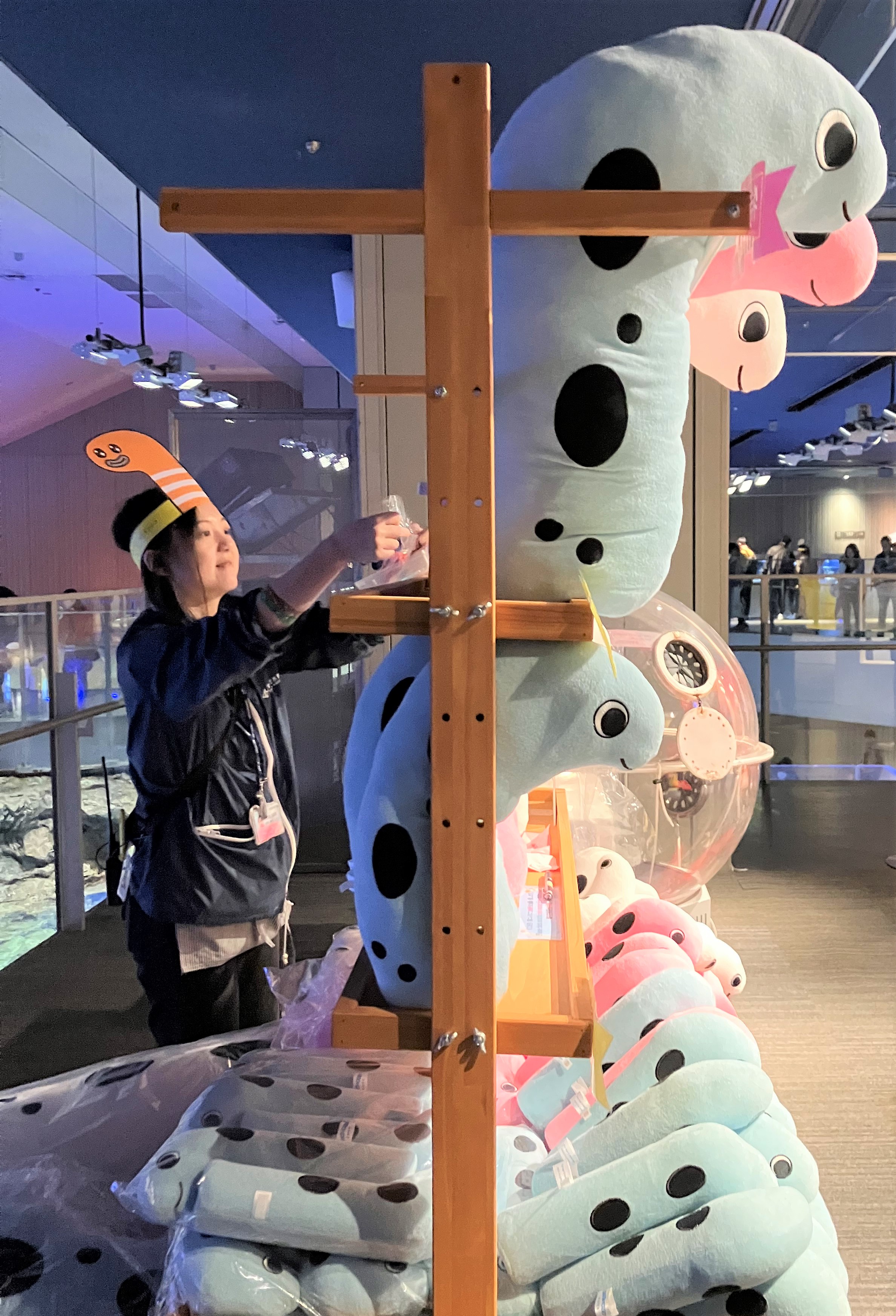 キイロイトリ アクアリウム てのりぬいぐるみ チンアナゴ 水族館　未開封 キイロイトリ アクアリウム てのりぬいぐるみ チンアナゴ 水族館