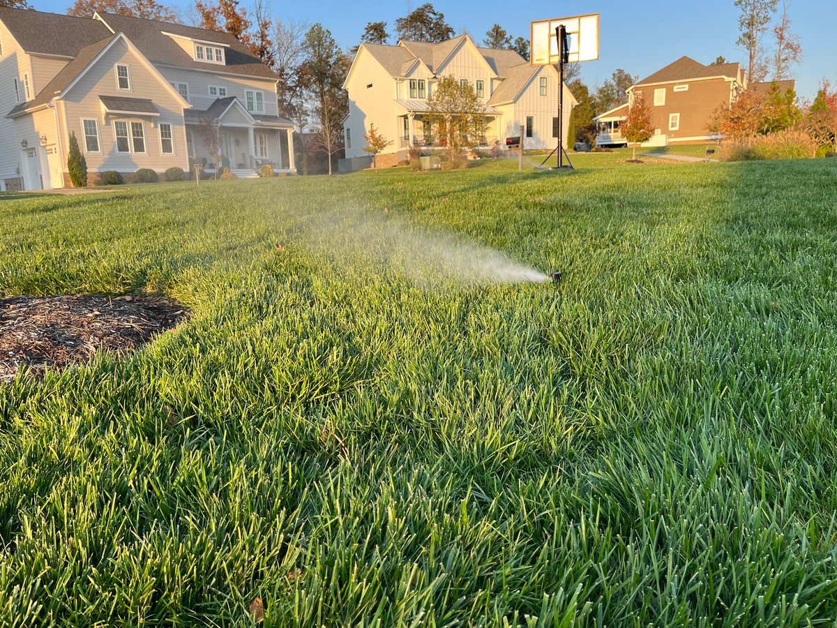 Preparing for the colder months by winterizing our irrigation systems.