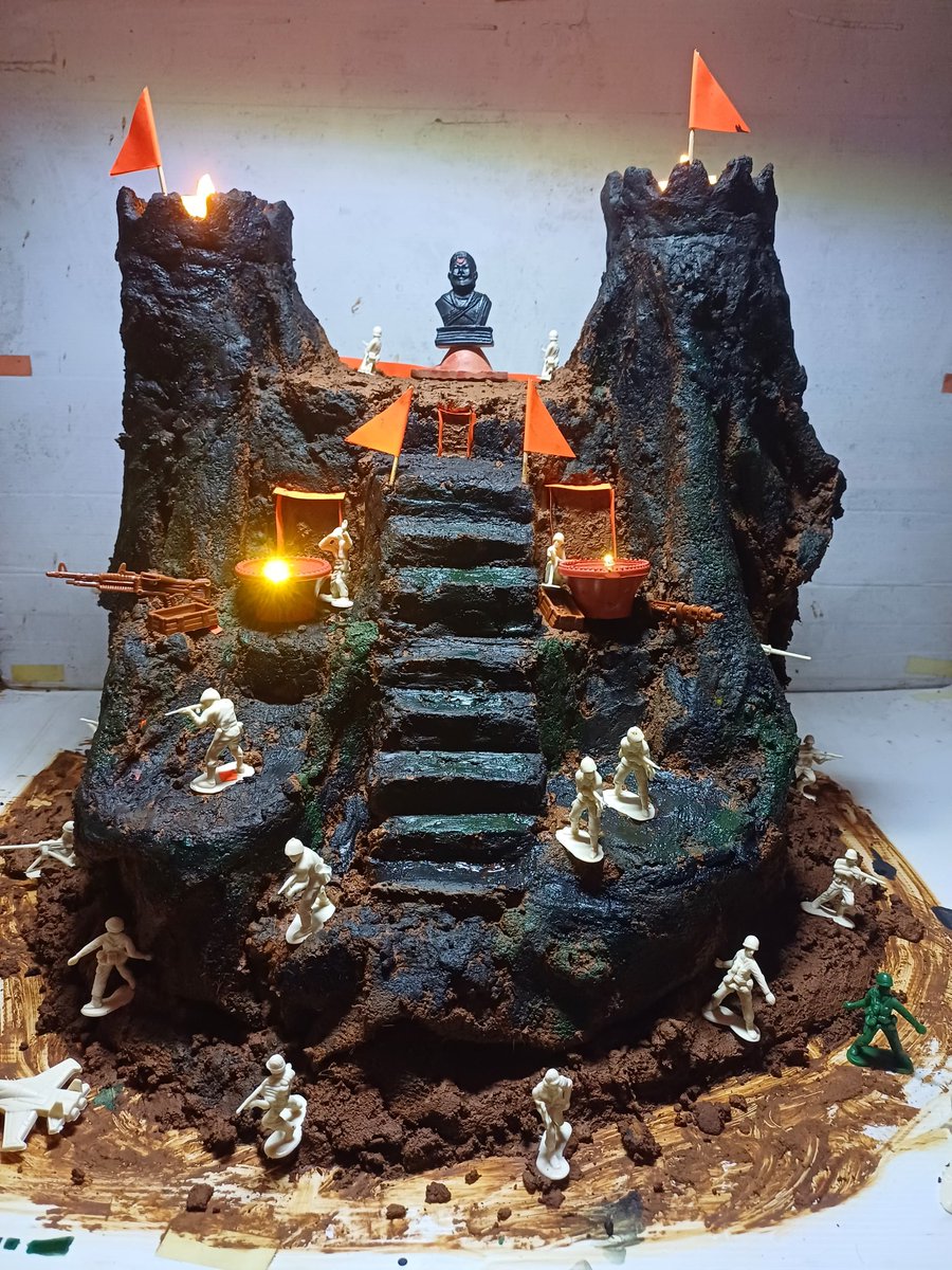 Building A Model Raj Fort Following the unique Maharashtrian tradition of building a fort model ...