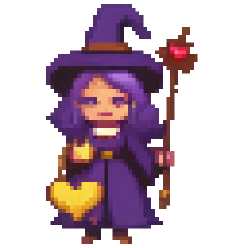 AcolytesAi's tweet photo. Prompt: "an ugly witch with a heart of gold"
#aiart #ドット絵 #sdxl #Prototyping101 #GamePrototype #gamedev https://t.co/WavhO5wmdS