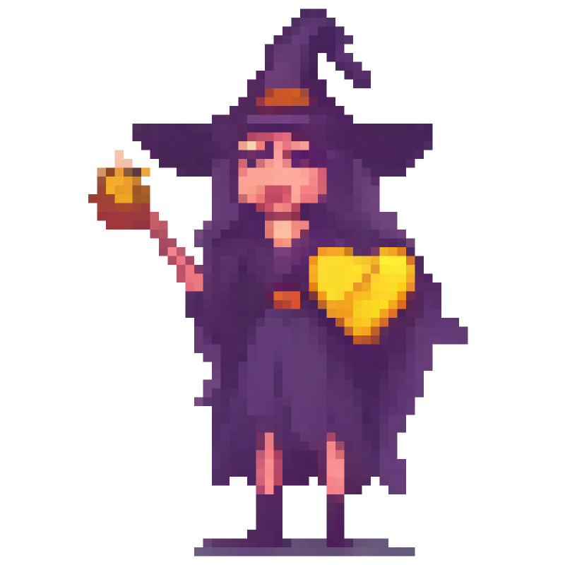 AcolytesAi's tweet photo. Prompt: "an ugly witch with a heart of gold"
#aiart #ドット絵 #sdxl #Prototyping101 #GamePrototype #gamedev https://t.co/WavhO5wmdS