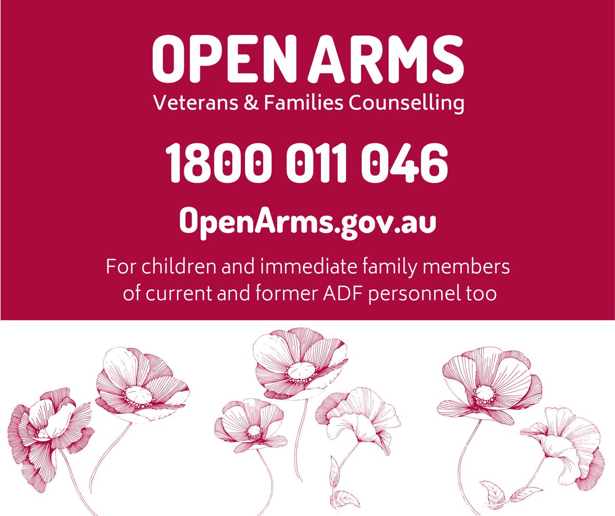 No matter what you're going through, @OpenArmsSupport is available 24 hours a day, 7 days a week on ☎️1800 011 046.