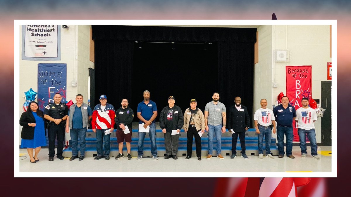 Grateful for our @AlvarezTigers21 Veterans!! Thank you for your service to our country!! #GreatnessStartsHere #TigersRoar #McAllenISDGratitudeSnaps