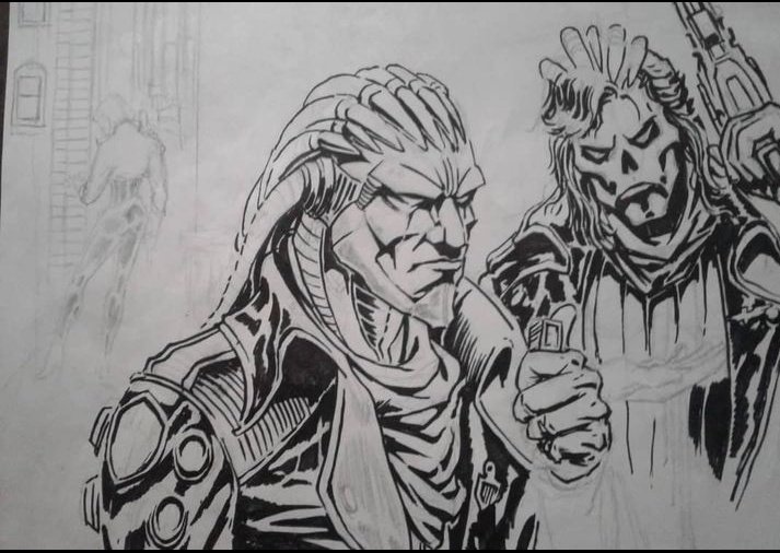 RomuloBarvaArt's tweet photo. Comic page layout. "The New Code" ®️ project. Pencil and ink. Thoughts?
#comicbookartist #comicpage #comicpanels #noir #cyberpunk #comicpenciler #comicinker https://t.co/HlwUSIrbAR