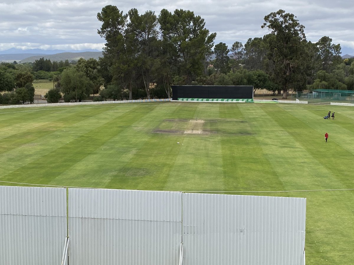 cape_fox's tweet photo. At the home of #SWDCricket, the Recreation Ground in #Oudtshoorn for the #GRBvLIO Women’s Div 1 50 over Match. Great to be here @ProteasWomenCSA https://t.co/bXqkzFaCjO