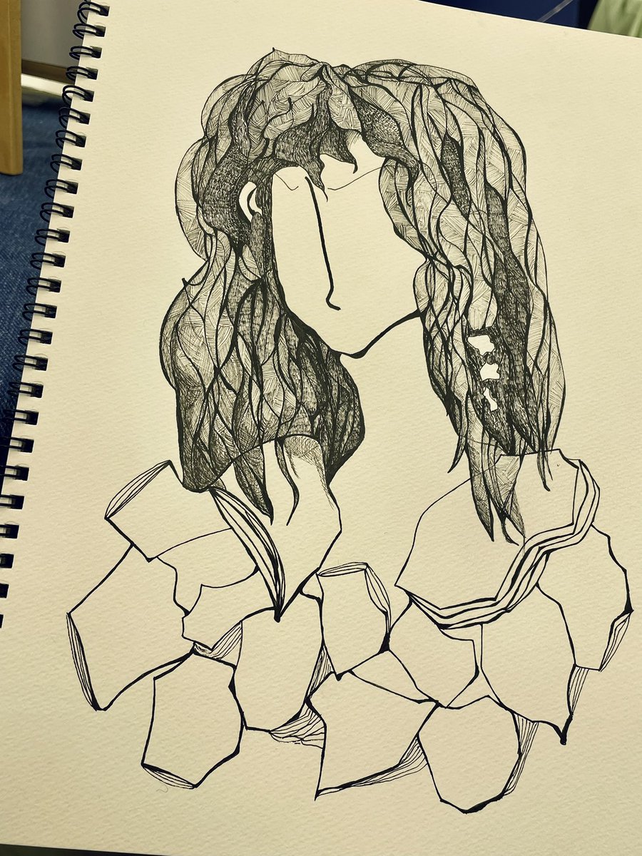 Anna_Yoichi's tweet photo. 完成ならず🤣
文フリ少女、半分くらい描けました！続きはぼちぼち描きます、、 https://t.co/hkktg9edns