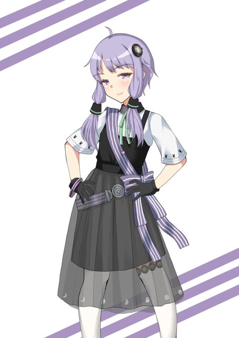 A.I.VOICE2ゆかりさん初描き
うっかりスカートの丈が長くなってしまった 