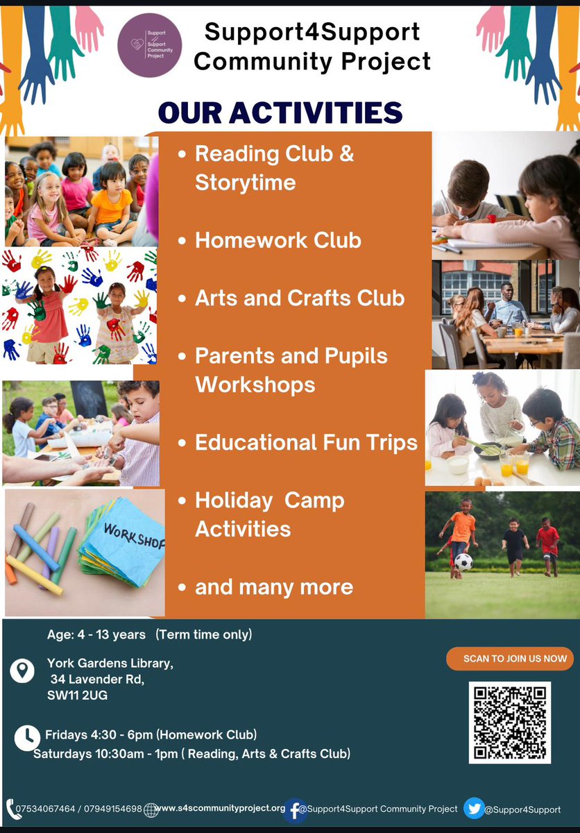 Please join us for our story reading time and art&amp; Crafts activities this morning  Saturday  from  10:30 am to 12:30 pm at the York Garden library.  Free hot meal will be served for lunch. We are start our reading competition this week, every child need to read four book every