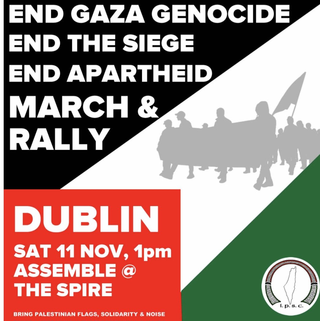 MizzDtoU's tweet photo. 1pm. The Spire.
Stop the #GenocideinGaza 

#JoinTheProtest https://t.co/IAEXx1y1O7