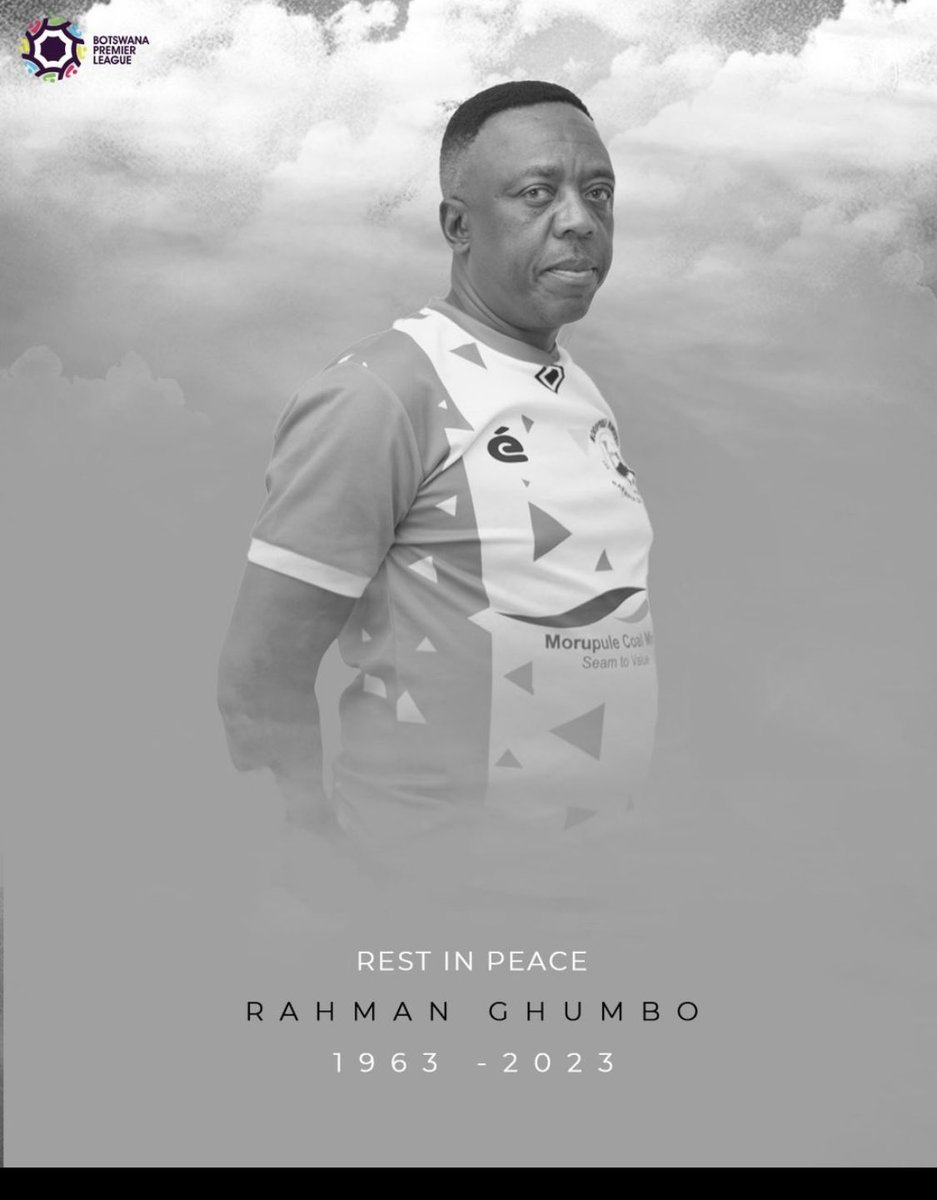 So we need the Botswana Premier League to first acknowledge the greatness of Rahman Gumbo and mourn him before our own guys at the ⁦@CastleLagerPSL⁩ and ⁦@online_zifa⁩ what a strange world we living in