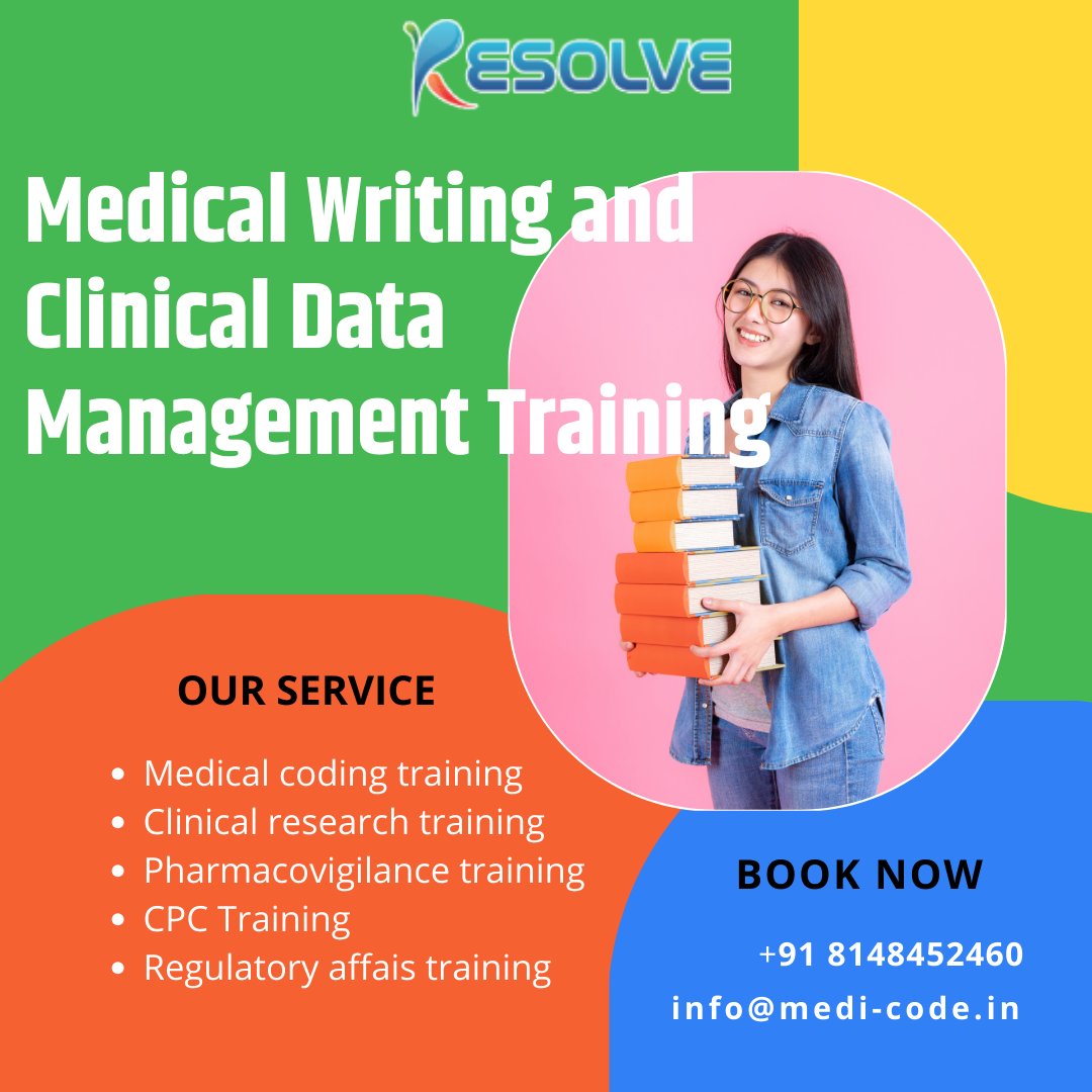ResolveMedicode's tweet image. The courses that we offered are highly preferred by the medical students. 
medi-code.in/training/medic…
#Medicalwritingtraining #Medicalcodingcourses #Clinicalresearchtraining