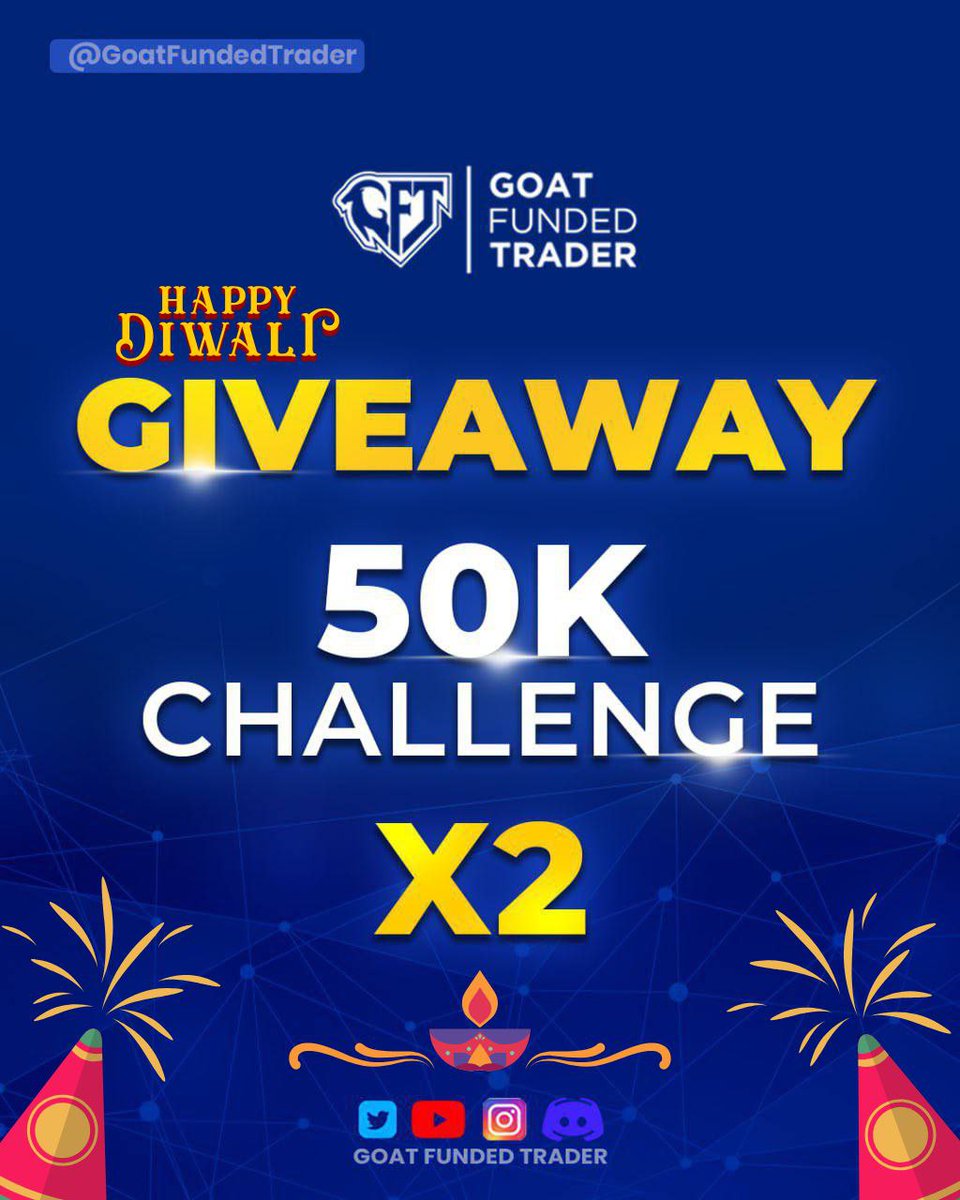 altbullx's tweet photo. 🚨Giveaway 100k funding 🚨

By @GoatFunded

🌟Chance to win 2 x 50K challenge accounts🌟 

 RULES TO PARTICIPATE 👇

👇Must Follow👇

@altbullx 
 
@EdwardXLreal 
@GoatFundedIND

👉Like &amp; Retweet

👉Tag 2 traders only

Winners announced in ⏰  48 Hrs ⏰ https://t.co/TlBzqnwi6W