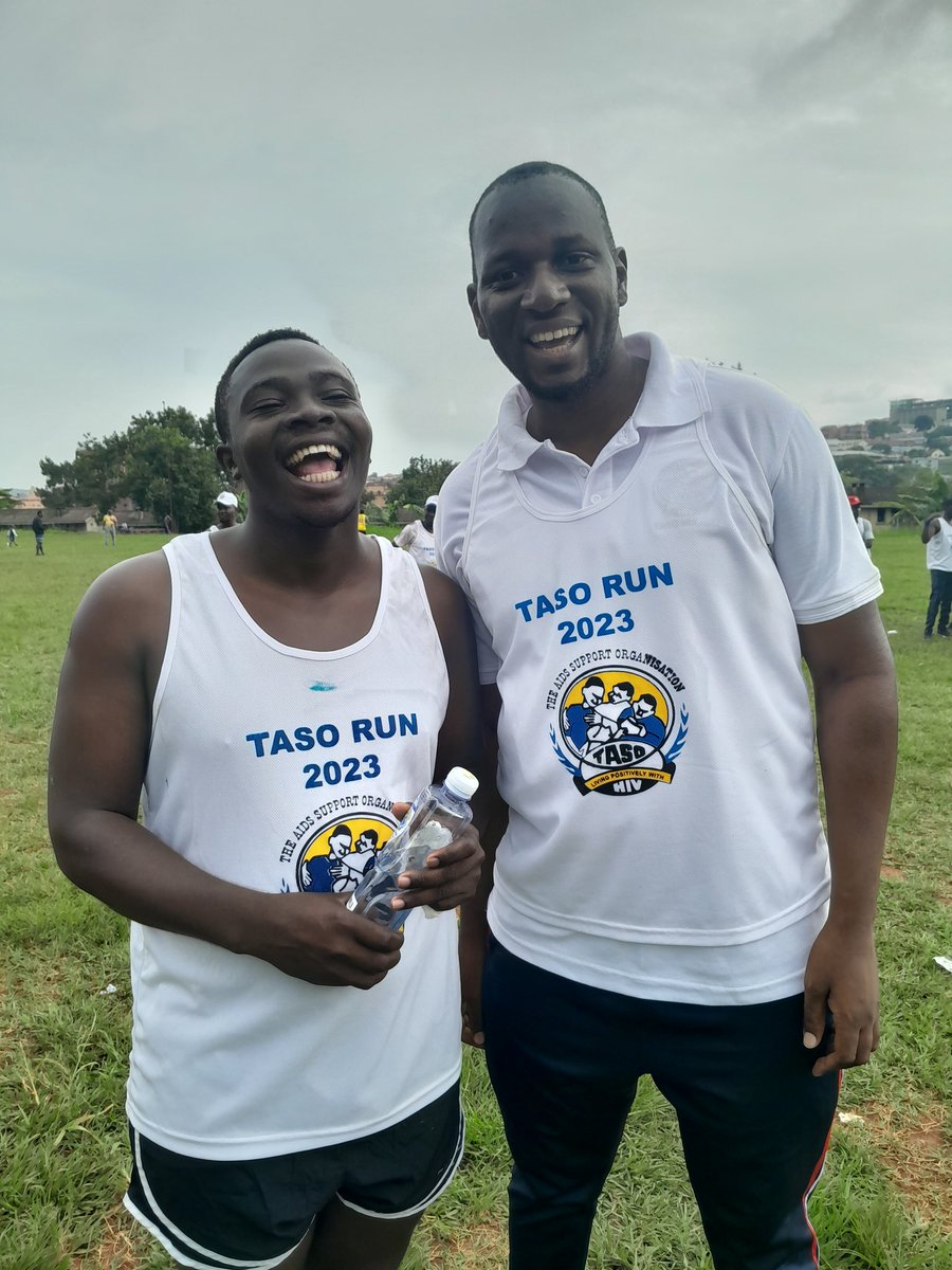 NutritionistKD's tweet photo. #HIVEndby2030
We had a successful run with @TASOUganda ,I took off 10km run and completed it.
With Dr. @AndrewKazibweUg the head of preventive services @TASOUganda
It's very important to note that children and adolescents are the leading in HIV infections and atleast 52000 new infections are recorded.
Joining efforts to curb down this prevalence is very important and supporting the vulnerability they are at.
It was a good race, I encourage @TASOUganda to organise this annually to increase awareness of #HIV.
Corporate sponsors were @AbsaUganda @CentenaryBank #UECTL.
@NBSportUg the leading in sport activities in Uganda and EastAfrica was part of the sponsors to this event.
#EndingHIV is everyone's business.
@jcrc_official1 @MJAPUg @UNYPA1 @TasoMbarara @MbararaNYPA @ArthurKabuye @EngEddie_Ug @guma256 @ACCESS_UG @rkalyes1