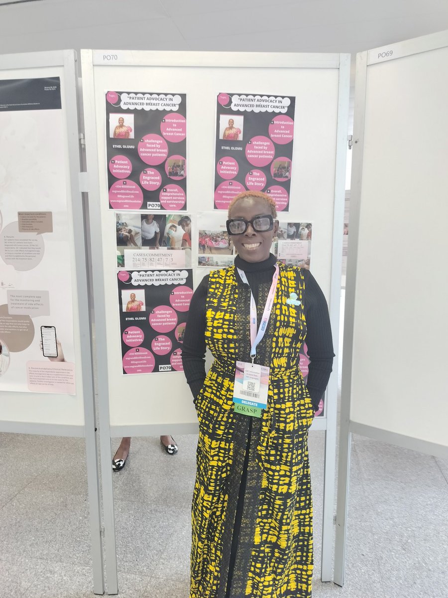 Yessssss 💪
My poster Live in Hall 4 Advocacy Session for viewing.

#ABClisbon #Engracedlife #portharcourttotheworld
#storyofastage4breastcancersurvivor #breastcanceradvocate #grasp #WarriorOnAMission
#abcglobal #gracegracegracethisismystory #nigeriacancersociety #gratefulheart