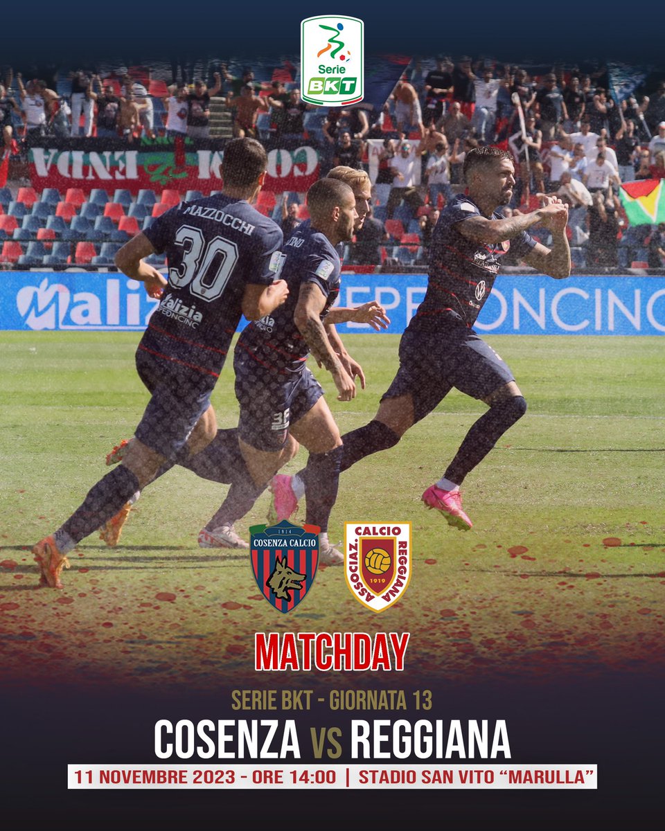 Oggi giocano i Lupi, gioca il CO-SEN-ZA ❤️💙🐺 🆚 Reggiana 🎫 biglietti acquistabili in Curva Nord e Sud, allo store, nelle rivendite Vivaticket e online Tutti al Marulla 🫶🏻 #ForzaLupi #COSREG