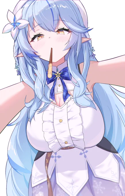 強制参加型ポッキーゲーム…#LamyArt 