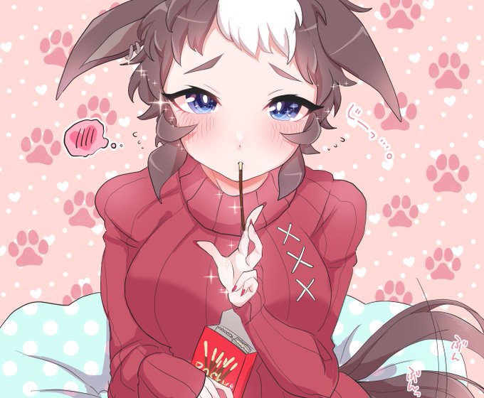ポッキーゲーム待ちライアンちゃん🐶 