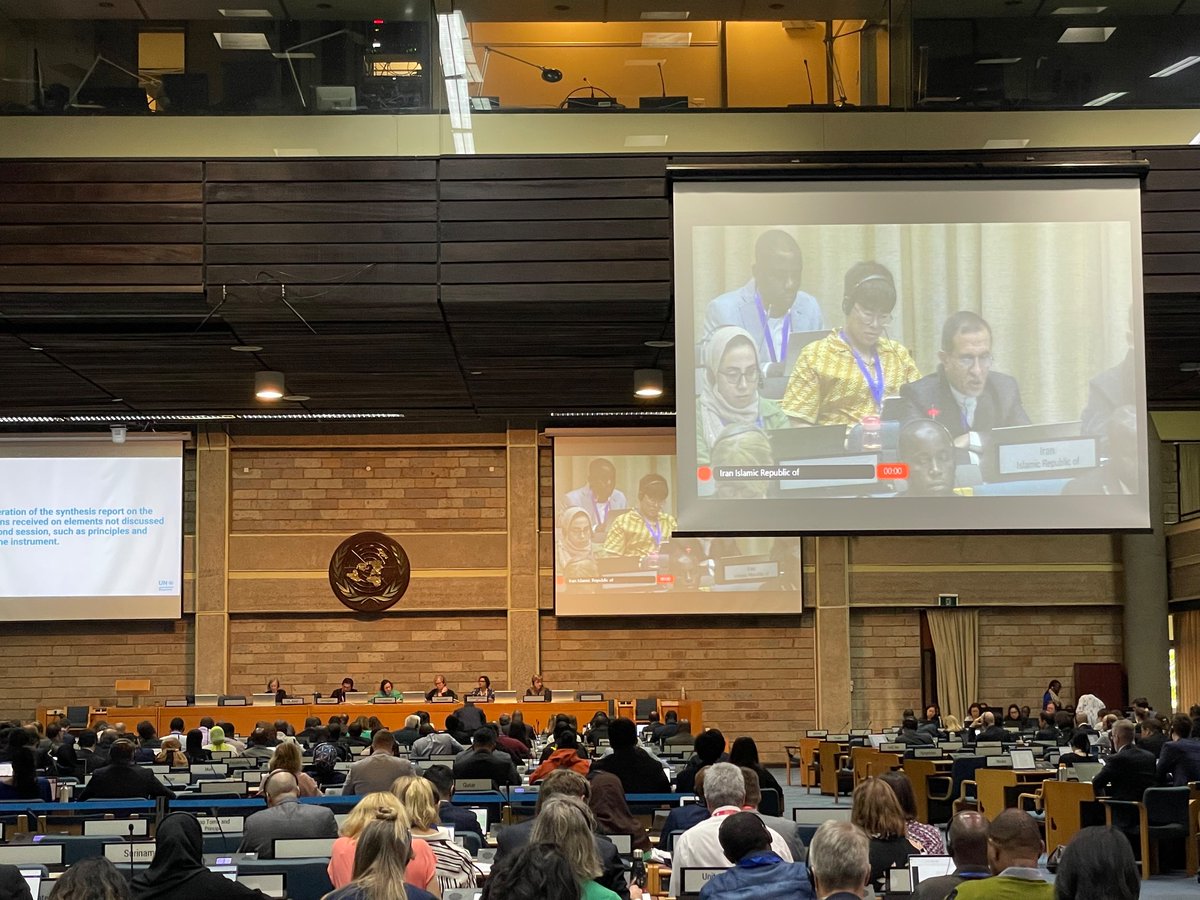 Preparatory meeting start with the tone setting of #INC3 #PlasticsTreaty

🇮🇷Speaking on behalf of the global coalition for plastics sustainability (🇷🇺 🇮🇷 🇸🇦 🇨🇺 🇨🇳🇧🇭 + a other countries) 

👀“Plastic polymers are not pollutants”

👀 “trade aspect is out of the mandate of INC”