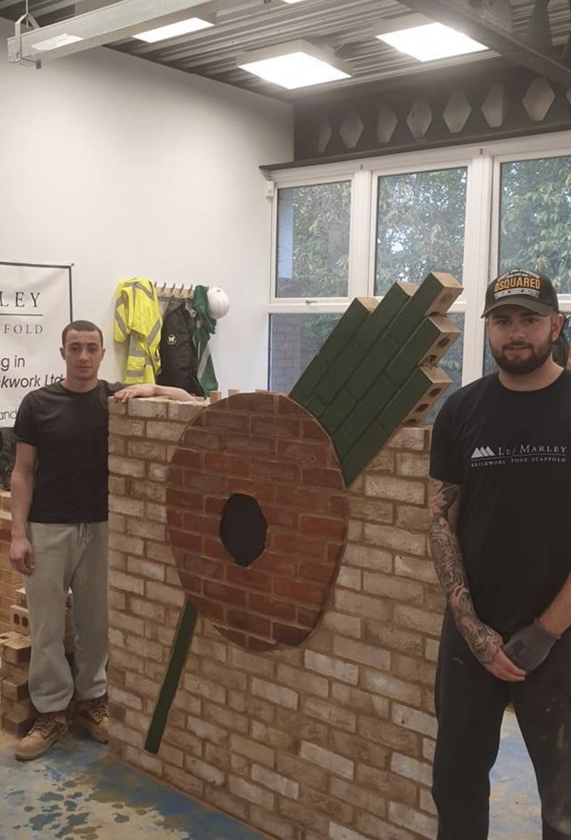 Lest we not Forget! Tbt 2019 to apprentices built this poppy wall for remembrance!