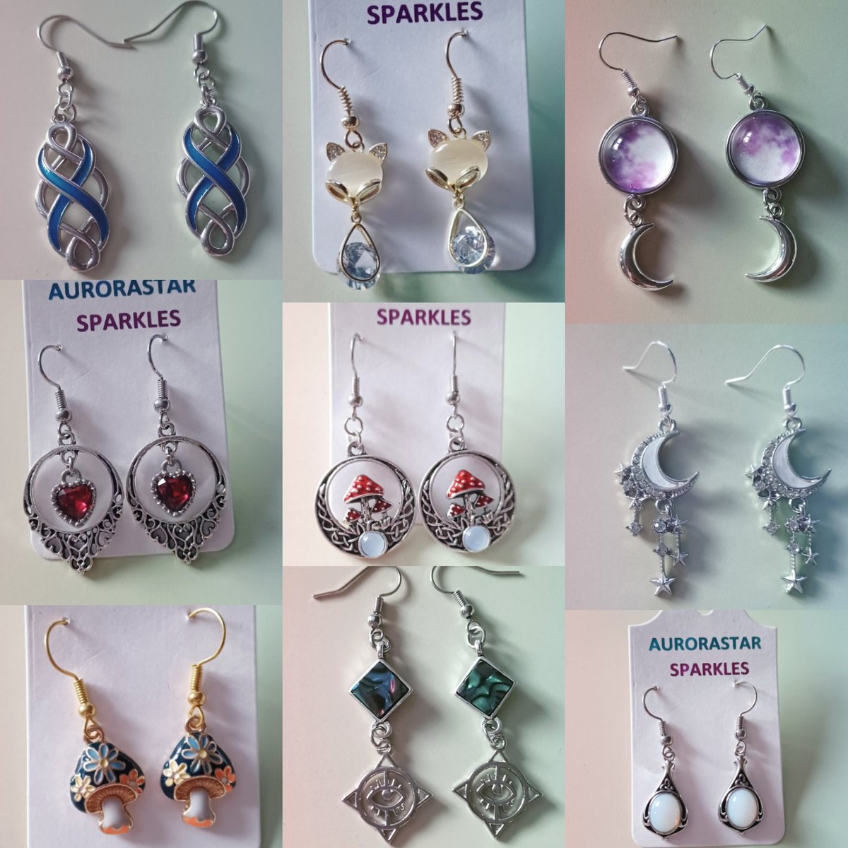Looking for some pretty earrings for someone special this #Christmas Take a look at these new ones Facebook.com/Aurorastar1007 #shopindie #giftideas #planahead #UKGiftHour #SaturdayMorning #supportsmallbusiness