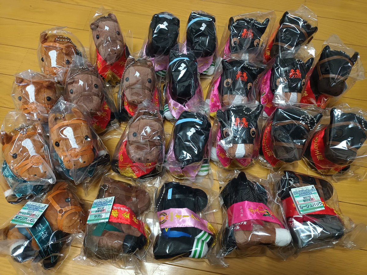 キャロットのアイドルホースぬいぐるみとどいたー