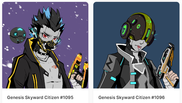 S2Yuber's tweet photo. My Genesis Skyward babies became grown adults in just one day. Now, let the staking begin!

@PlayEstates #CitizenReveal https://t.co/9KaD8dqYAf