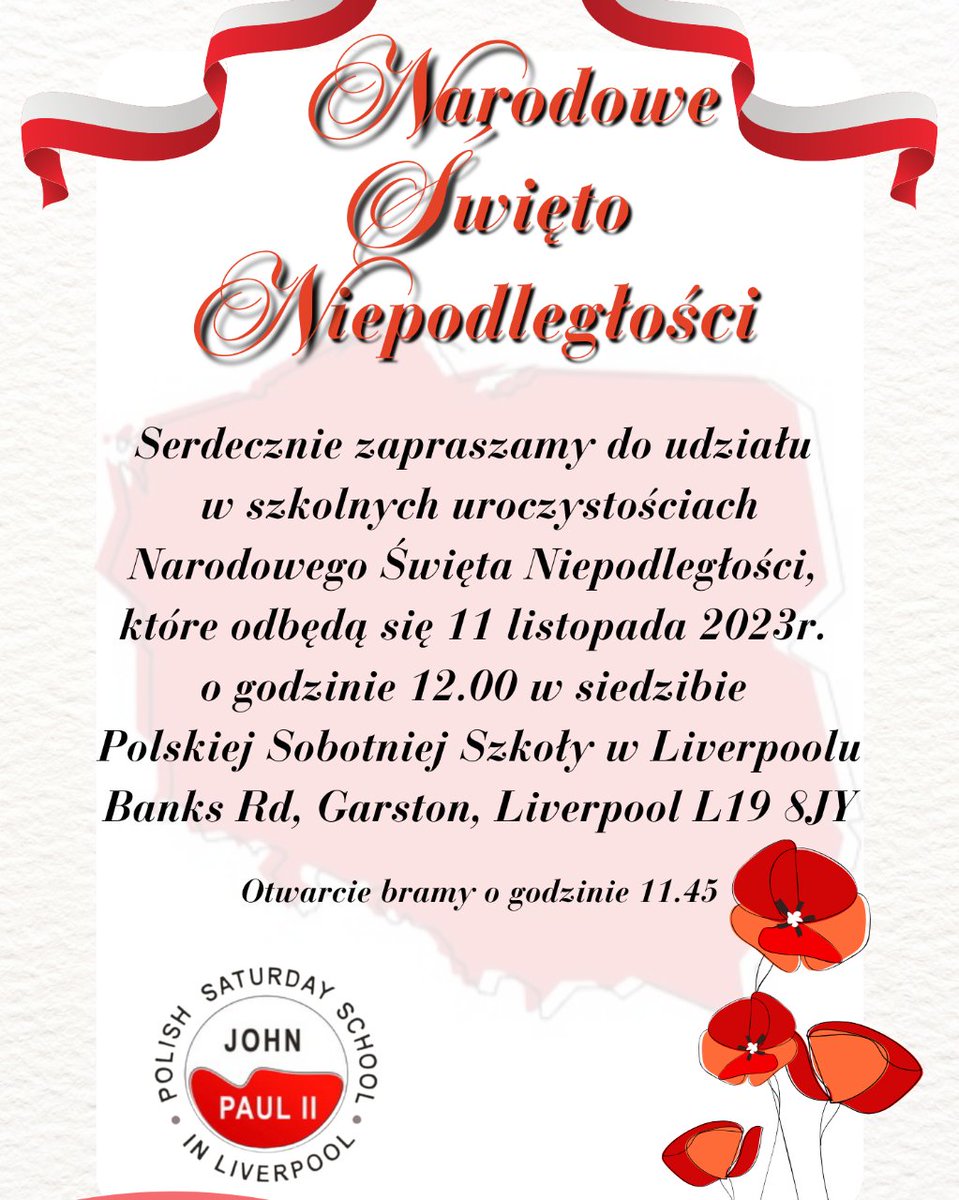 I am delighted to be performing ' #Jerusalem' by #WilliamBlake this Saturday for a special #RemembranceDay #IndependenceDayInPoland celebration @ the Polish Saturday School in Liverpool following my educational workshops for the students #Śpiewamy Historię (We Sing Our #History)'