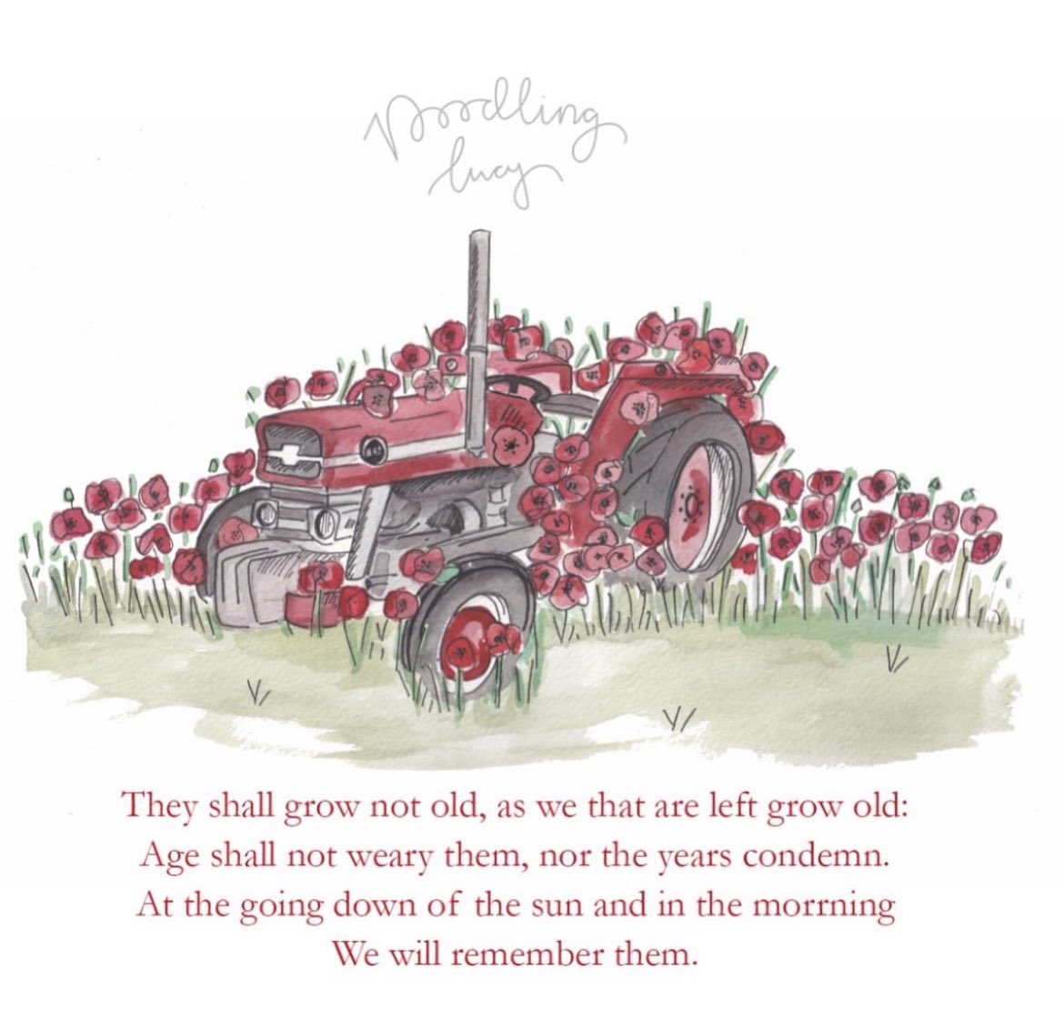 We will remember them. 

✏️ Doodling Lucy