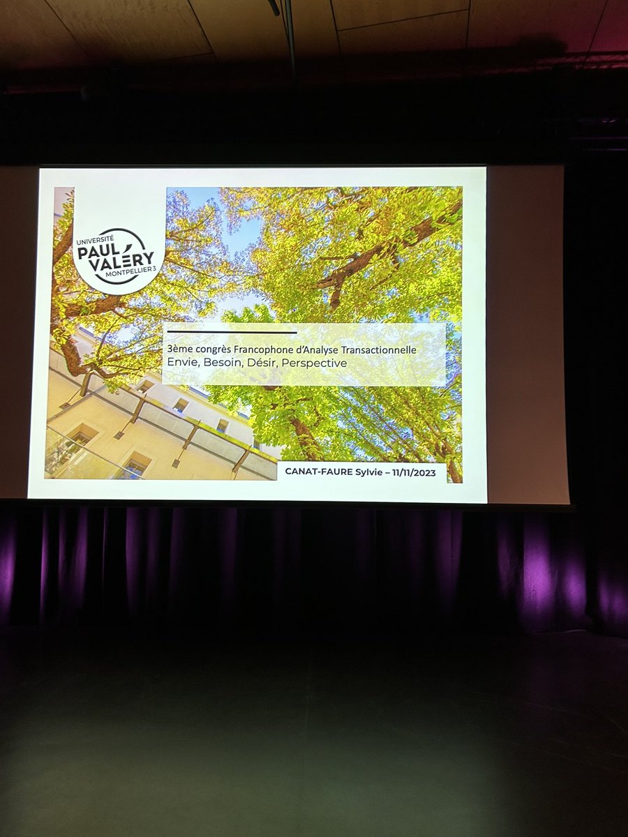 Congrès IFAT Lille Bravo au comité d’organisation ! Journées à venir denses et riches!