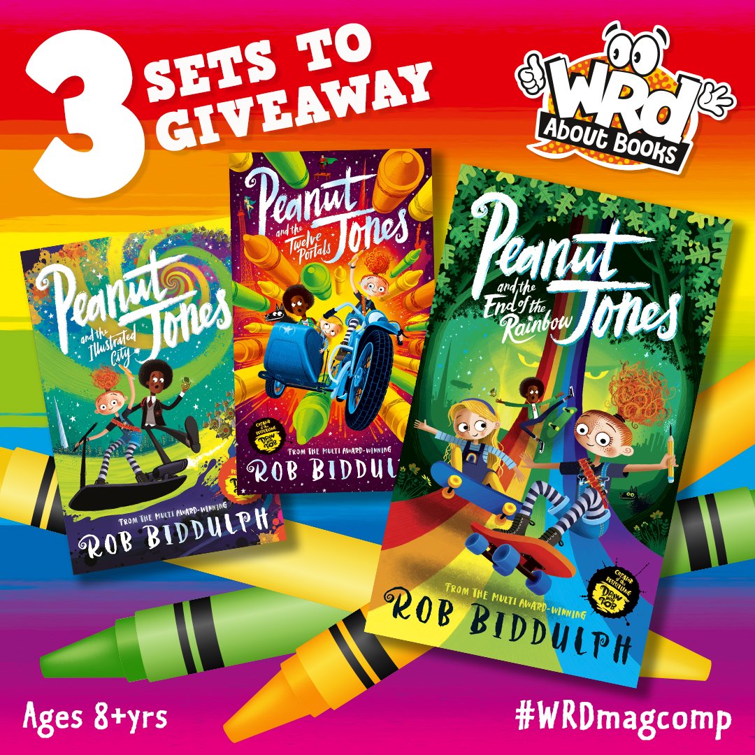 OK so, at the risk of breaking Twitter… we have 3 SETS of the #PeanutJones trilogy with its grande finale by @RobBiddulph to #Win! Can Peanut save her Mum from the notorious villain Mr White in this final showdown? To enter the draw RT/FLW by Nov 17 #WRDMAGComp @MacmillanKidsUK